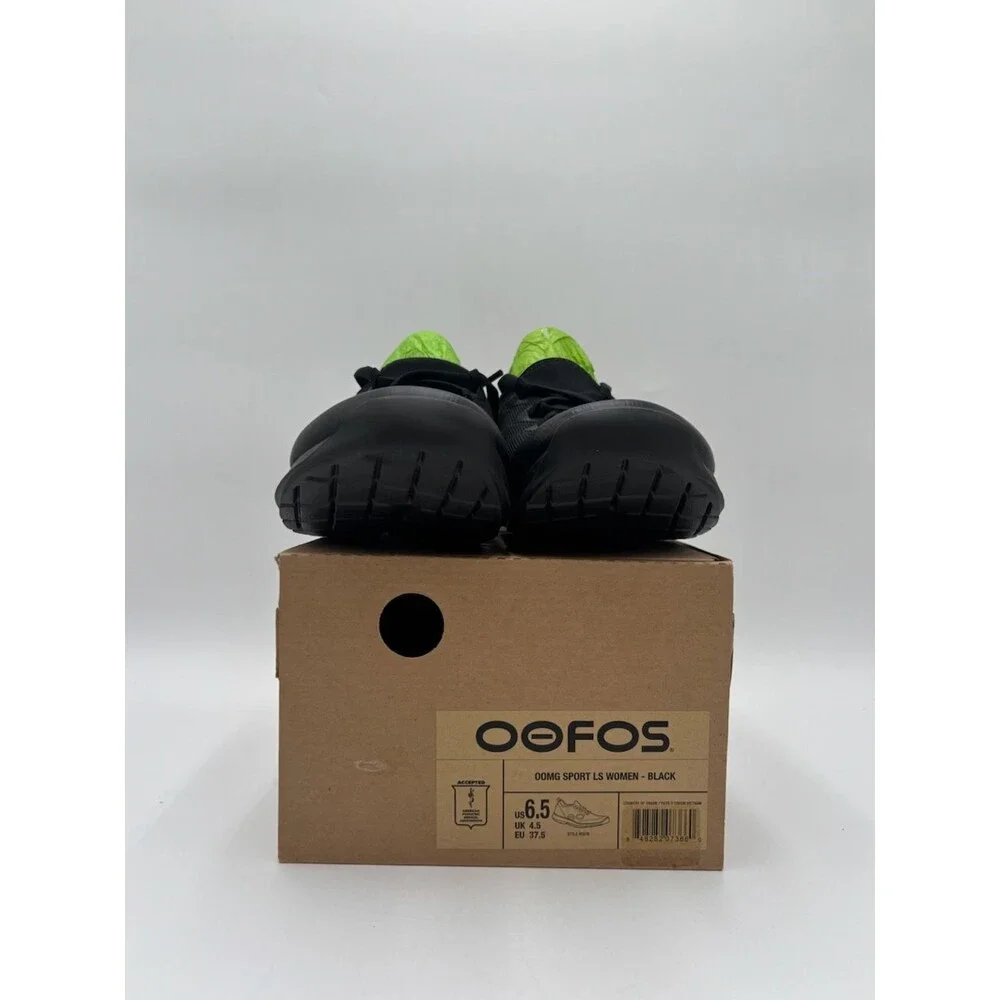Oofos OOMG SPORT LS Women's NEW Athletic Recovery Shoe Black US Size 6.5